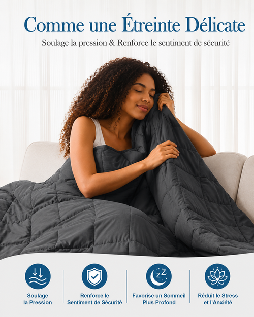 Couverture Lestée  |  Noire